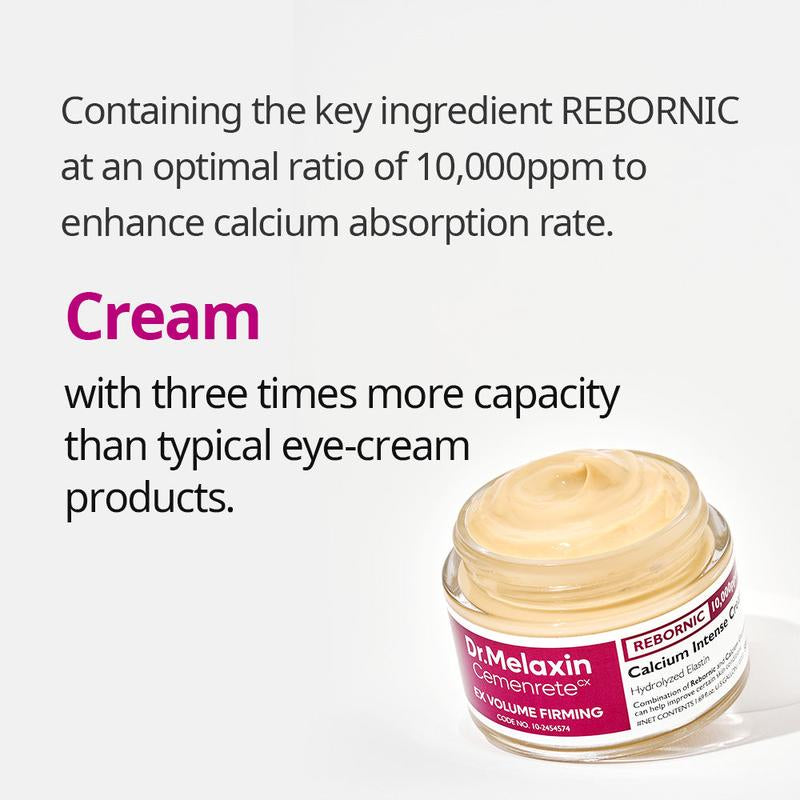 [Dr. Melaxin Official] Cemenrete Calcium Intense Cream | Anti-Aging, Elasticity, Volume | Korean Cosmetic | 1.7 Fl Oz (50 Ml)